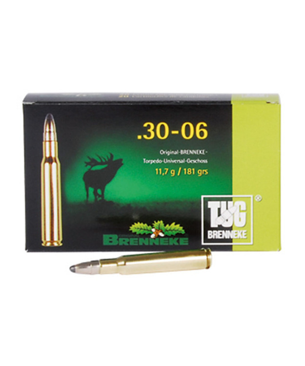BRENNEKE 30-06 KIVÄÄRIN PATRUUNA 11,7G TUG LUOTI