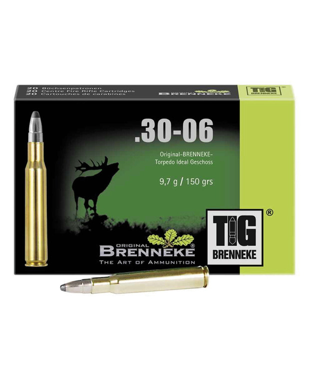 BRENNEKE 30-06 KIVÄÄRIN PATRUUNA 9,7G TIG LUOTI