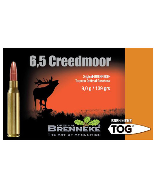 BRENNEKE 6,5 CREEDMOOR ORIGINAL TOG 9G KIV PTR #033736