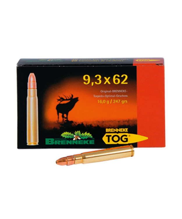 BRENNEKE 9,3x62 KIVÄÄRIN PATRUUNA 16G TOG LUOTI