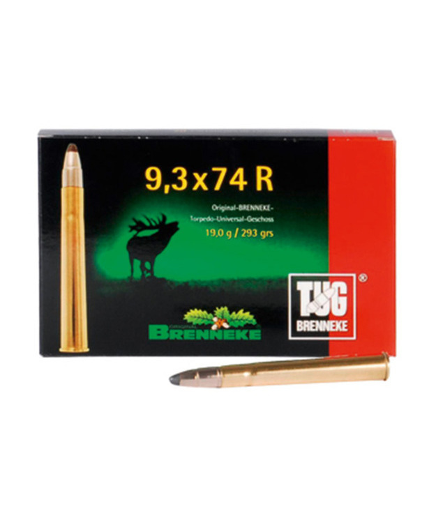 BRENNEKE 9,3x74R KIVÄÄRIN PATRUUNA 19G TUG LUOTI