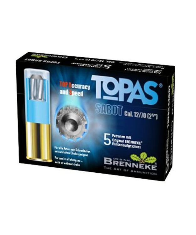 BRENNEKE TOPAS SABOT 12/70 TÄYTEINEN 20g #121920