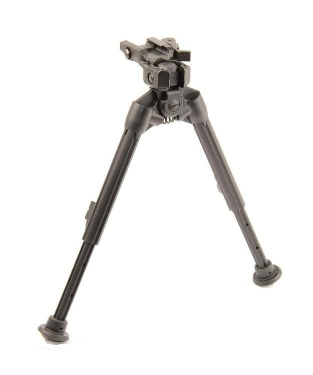 BT-22332 BIPOD P(POLYMER) WITH NAR ADAPTOR WITH RUBBER FEET