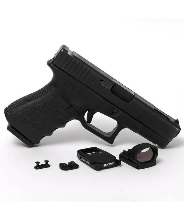 CAT SM2 EVO MAGNETIC RED DOT SIGHT 3MOA FOR GLOCK #CAT-MM-RMS-EVO-GLK-25.5