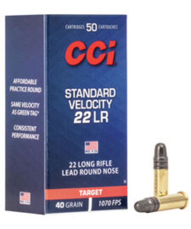 CCI 22 LR STANDARD VELOCITY STD 2,6G  324m/s PATR 0035/620035 #130020