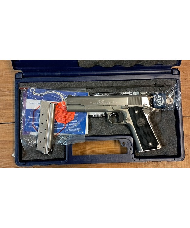 COLT GOVERNMENT MODEL 9X19 STS 5" O1092 TT3 PISTOOLI KÄYT.