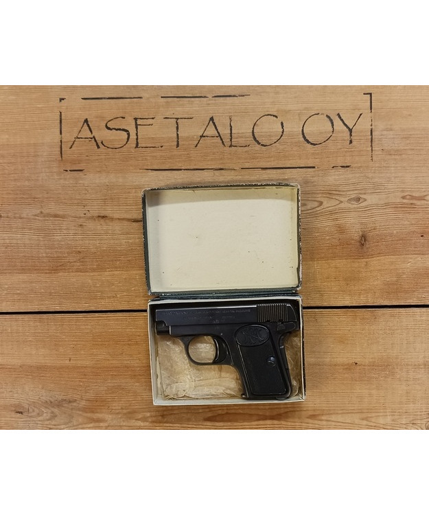 FN 1906 6,35MM TEHTAAN LAATIKOSSA