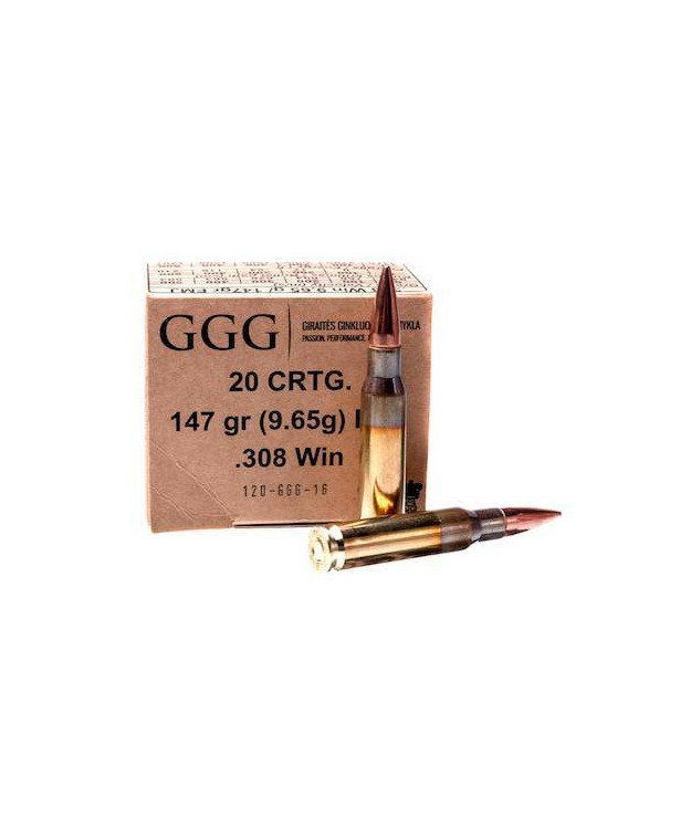 GGG-NATO 308 WIN 147GR 9,55G FMJ PATRUUNA#125520