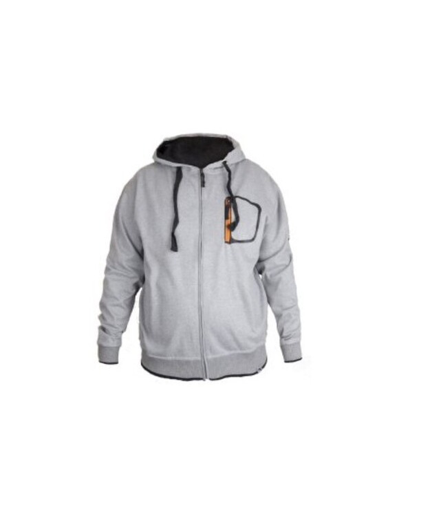 GLOCK 31381 SWEATJACKET GLOCK PERFECTION UNISEX HOODLE GREY KOKO M