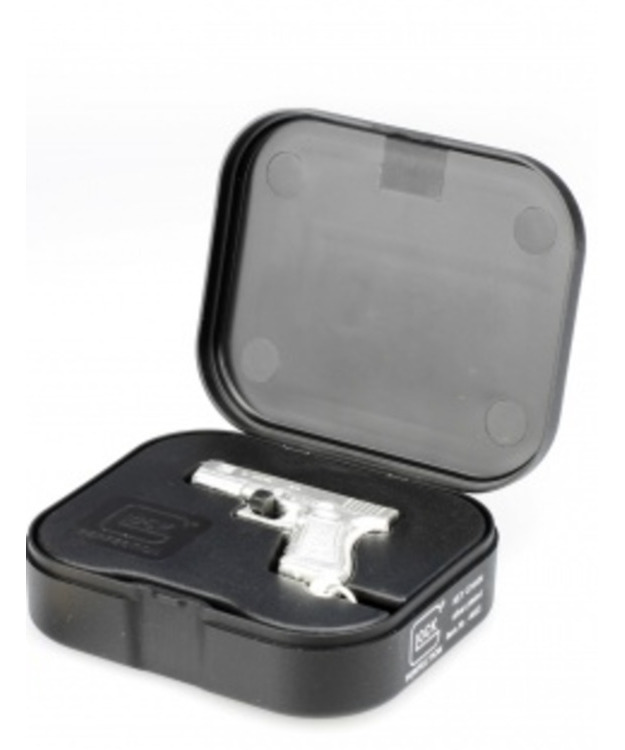 GLOCK AVAIMENPERÄ METAL SILVER PLATED 4665