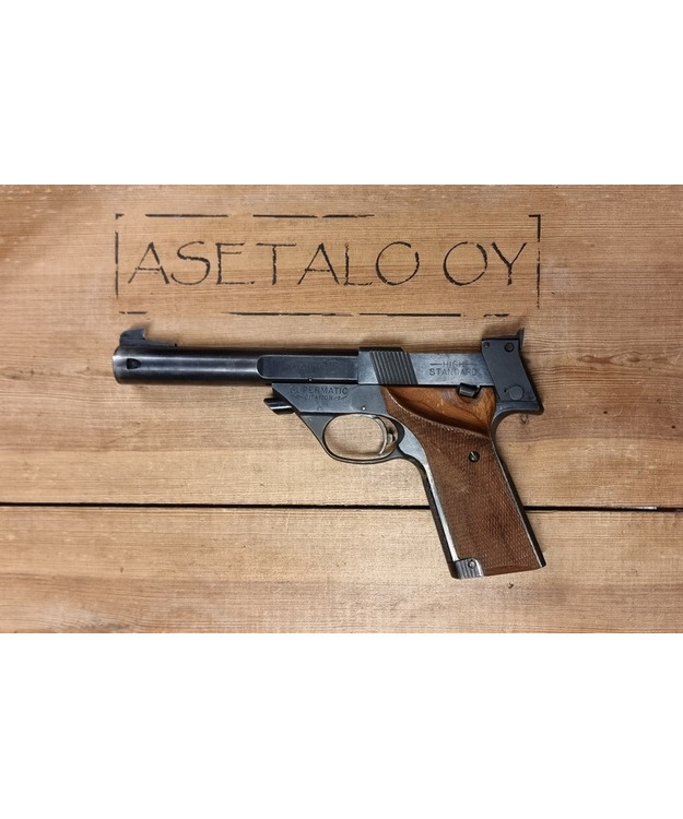 HI STANDARD MILITARY M107 .22 LR KÄYT PIENOISPISTOOLI