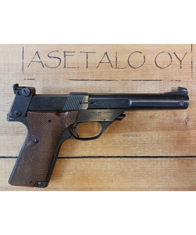HIGH STANDARD MILITARY 22LR KÄYT, HYVÄ (#642124)