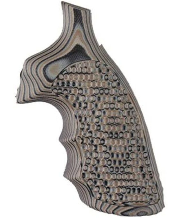 HOGUE 19737 S&W K&L -FRAME RB CON FG PIRANHA G10 GMA DK EARTH