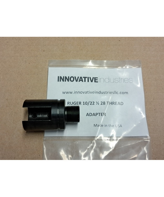 INNOVATIVE INDUSTRIES RUGER 10/22 THREAD ADAPTER 1/2X28"#RUG-1022THRAD..