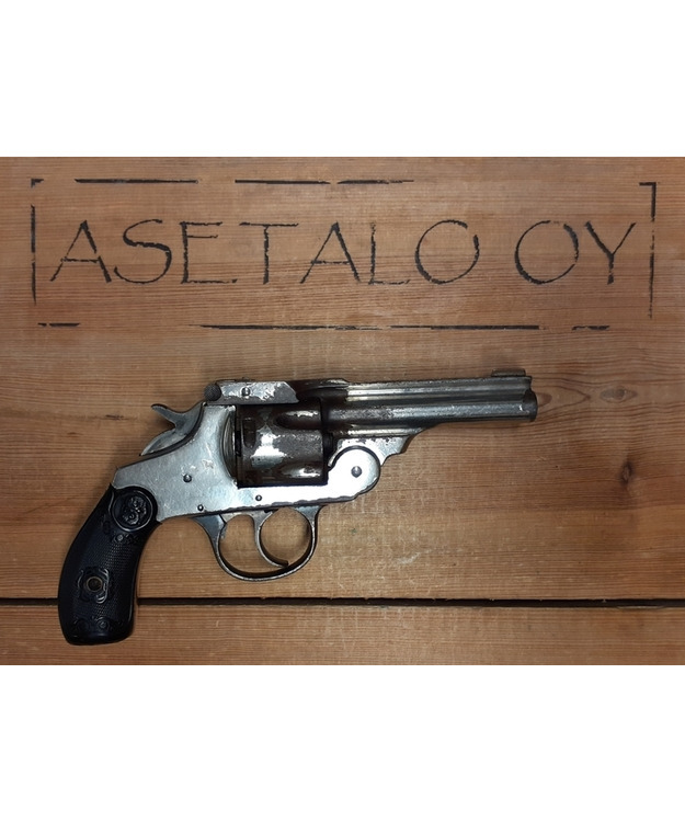 IVER JOHNSSON .38 TASKUREVOLVERI, VANHA KOHTALAINEN