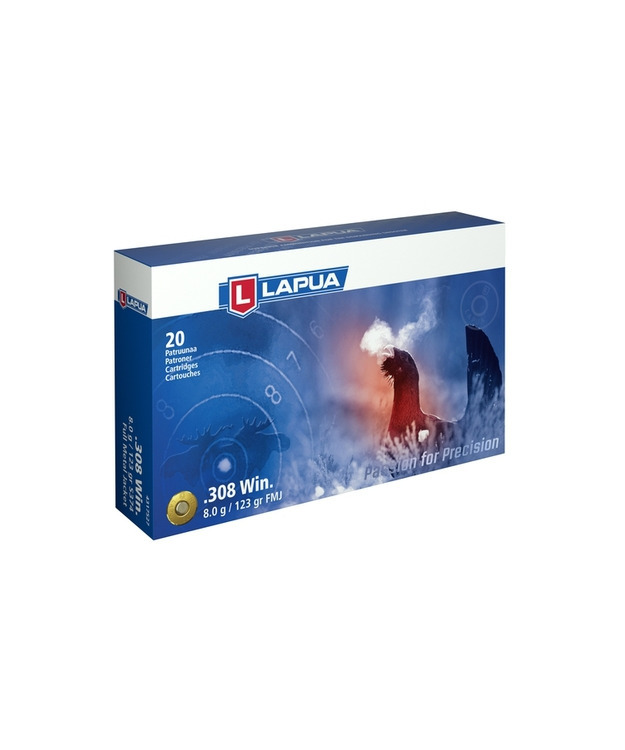 LAPUA 308 TRAINER PATR 8,0g FMJ 123GR /20KPL S374#4317527