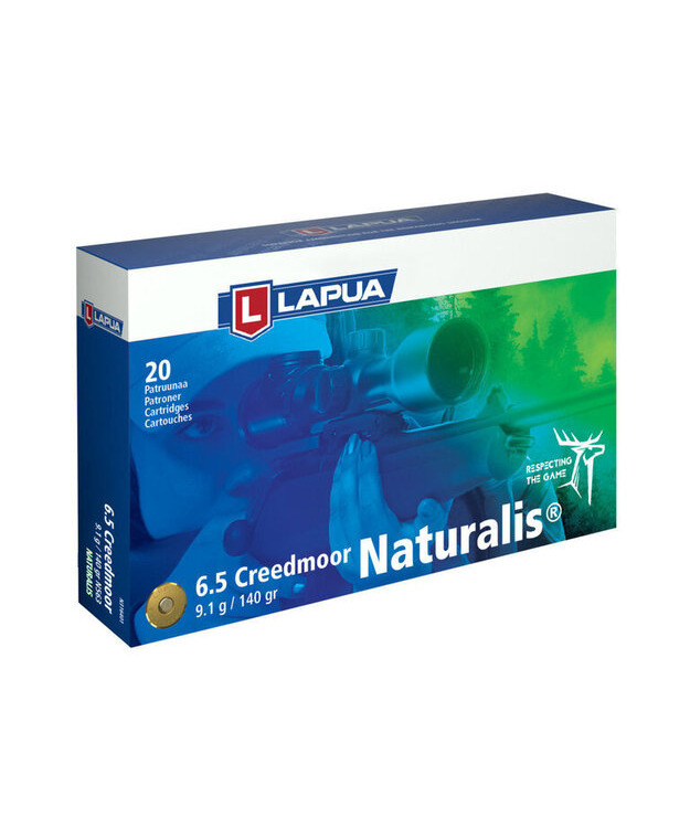 LAPUA 6,5 CREEDMOOR PATRUUNA NATURALIS N563, 9,1G