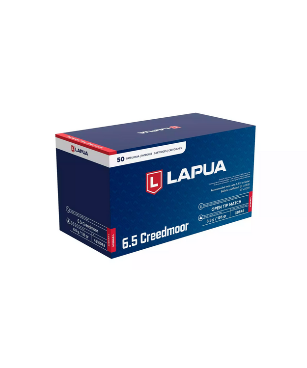 LAPUA 6,5 CREEDMOOR PATRUUNA SCENAR L GB546  8,8G
