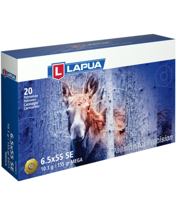 LAPUA 6,5X55 SP E471 10,1G MEGA PATRUUNA#4316021