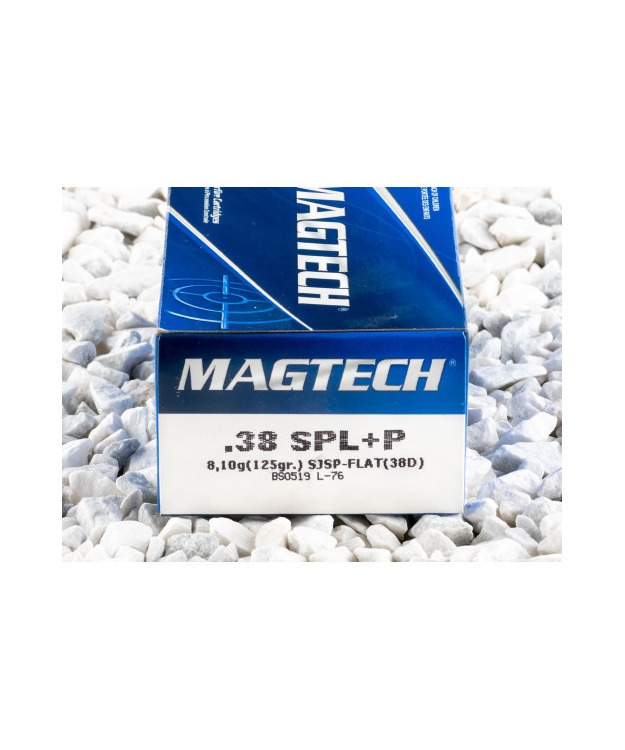 MAGTECH 38D 38 SPECIAL +P 125GR SJSP FLAT PATRUUNA