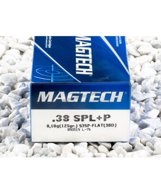 MAGTECH 38D 38 SPECIAL +P 125GR SJSP FLAT PATRUUNA