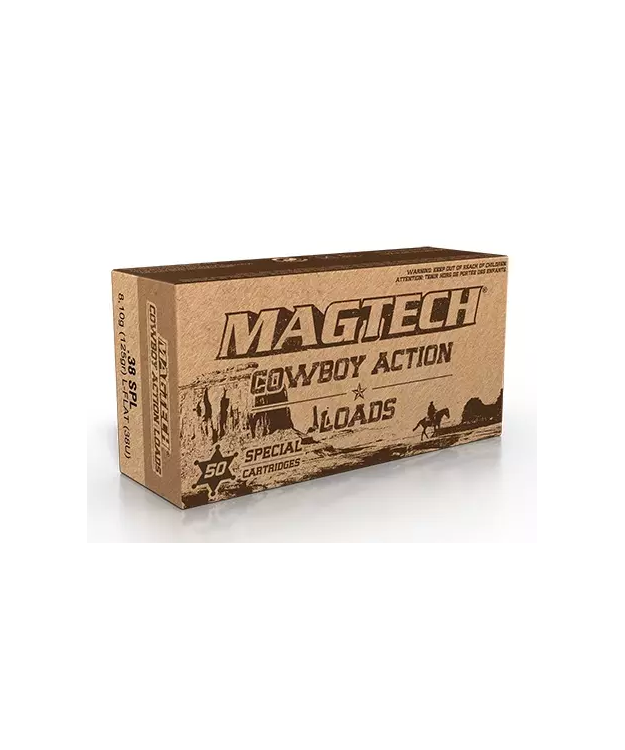 MAGTECH 38U 38 SPECIAL COWBOY LFLAT 125GR PATRUUNA
