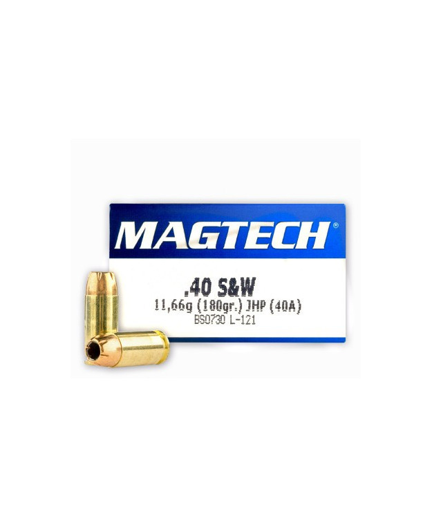 MAGTECH 40 S&W-40A JHP 180 GR 11,6G (ERVA)