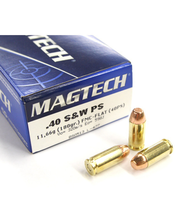 MAGTECH 40 S&W 40PS 180GR FMC 320M/S, 589J  pistoolin patruuna