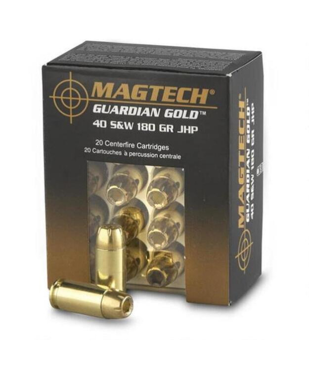 MAGTECH 40 S&W JHP 180GR GOLD ERVA, GG40B