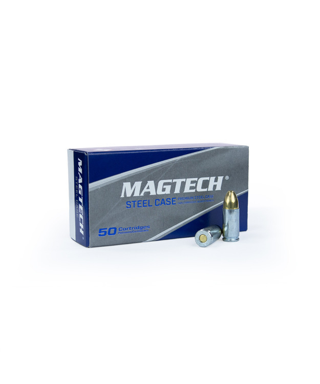 MAGTECH 9MM FMJ STEEL 124GR 8,03G  (9BS)