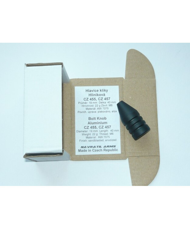 NAVRATIL ARMS CZ457 LUKON NUPPI SANDBLASTED ANODIZED