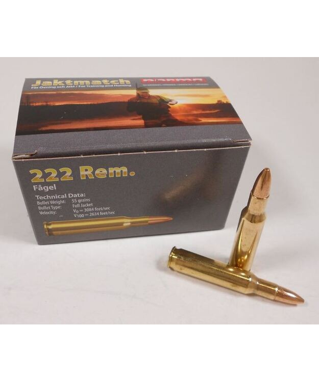 NORMA 222 REM 3,6G JAKTMATCH  KIV.PTR. 50/RASIA