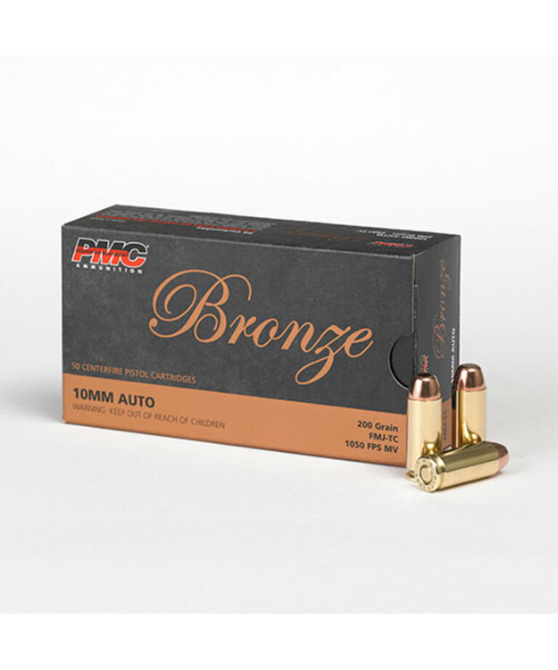 PMC 10MM AUTO BRONZE 200GR FMJ-TC 10A PISTOOLIN PATRUUNA