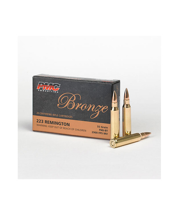 PMC  223 REM BRONZE  55GR FMJBT-223A PATRUUNA