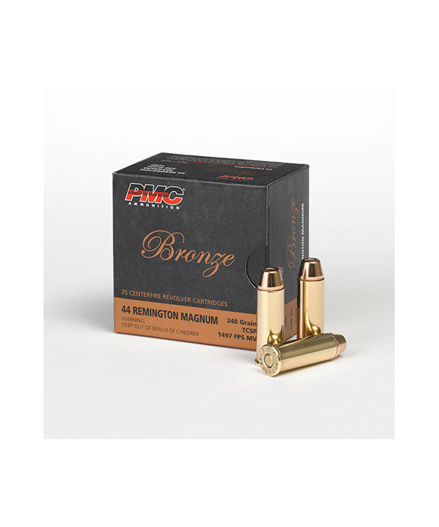 PMC 44 REM MAG BRONZE 240GR TCSP 44D REVOLVERIN PATRUUNA