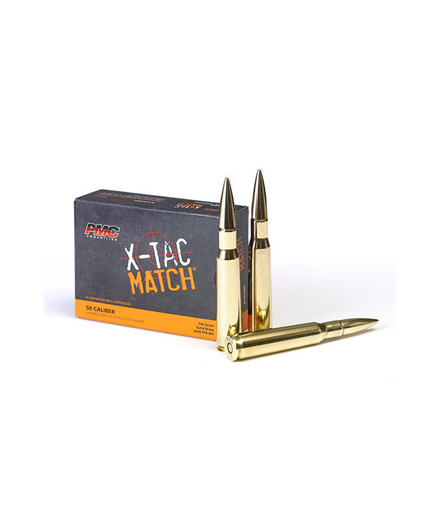 PMC .50 740GR X-TAC MATCH SOLID BRASS