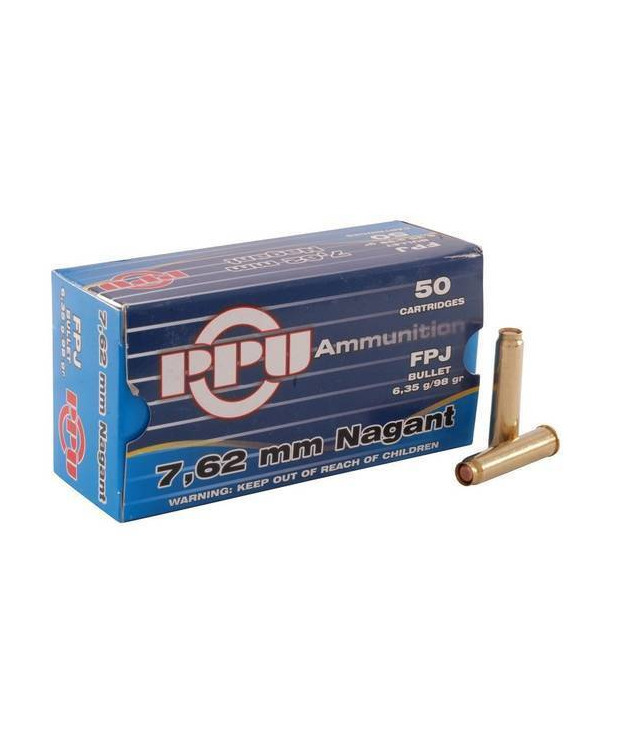 PPU 7,62 NAGANT FPJ 6,35G REVOLVERIN PATRUUNA