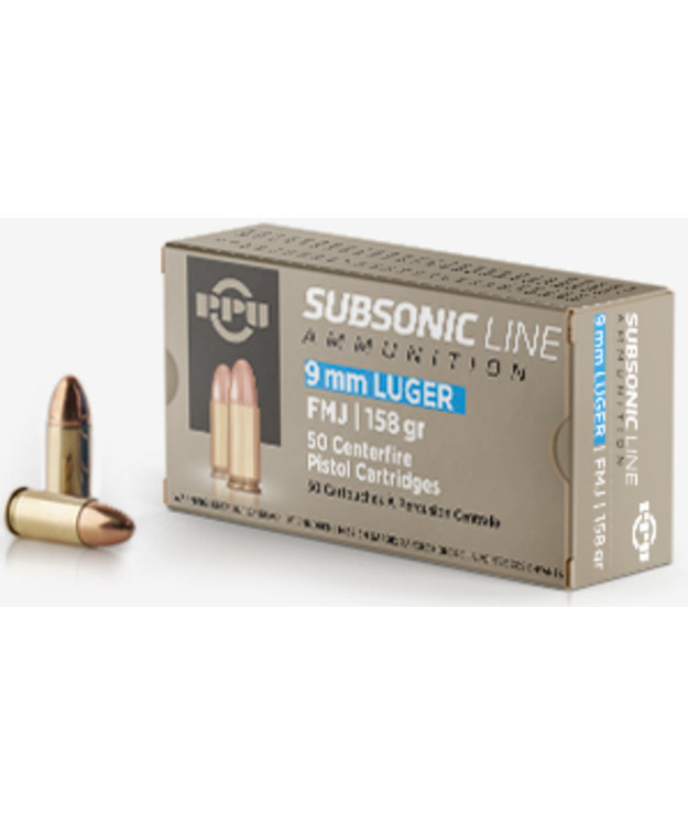 PPU 9MM PARA SUBSONIC 10,2G VM/FMJ 289M/S