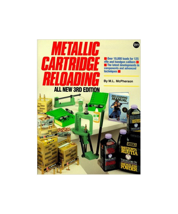 REDDING METALLIC CARTRIDG E RELOADING BOOK 3RD EDIT
