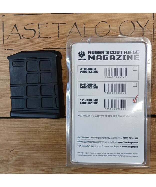 RUGER M77 SCOUT 308 10 PTR LIPAS#90355/MAG-M77-10P/736676903559