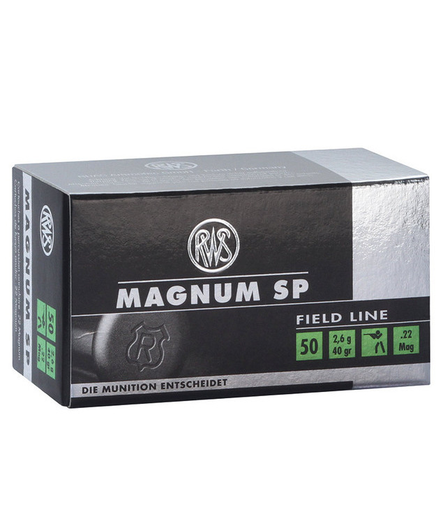 RWS 22WMR TM 2,6G SOFT POINT PK PATRUUNA #R2133075