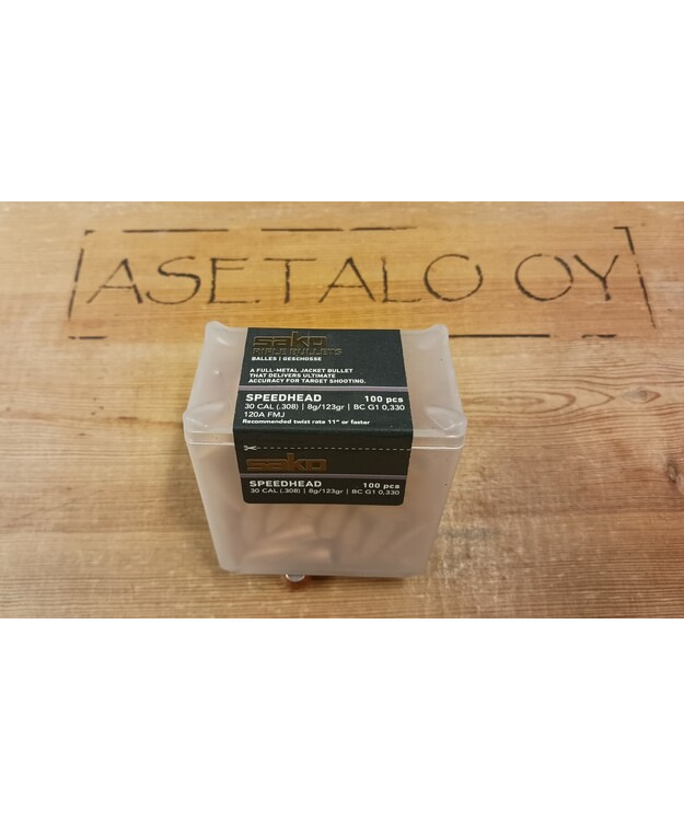 SAKO 120A .30 (7,85) SPEEDHEAD FMJ 8G/123GRS LUOTI (RANGE)