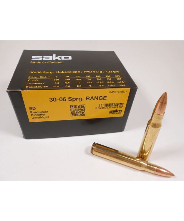 SAKO 30-06 RANGE 120A 8g FMJ #C631120ASC6R