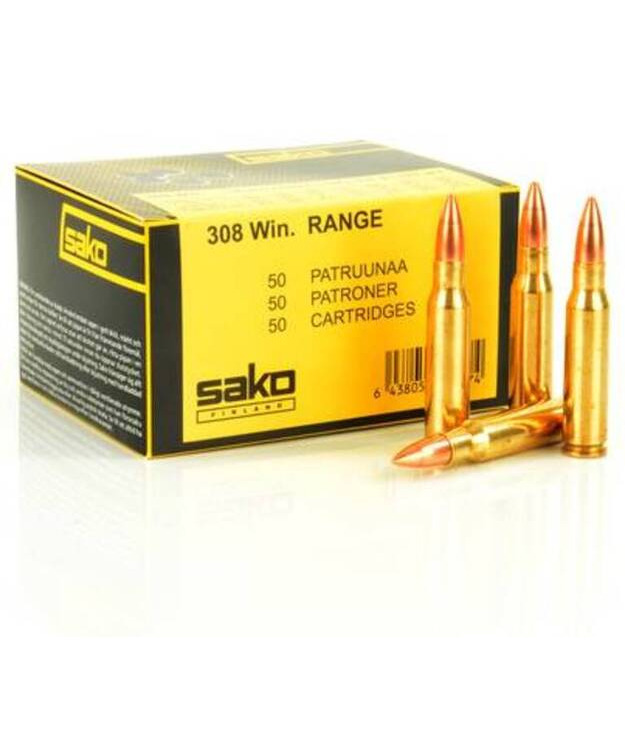 SAKO 308 RANGE 120A 8G FMJ KIV PATRUUNA