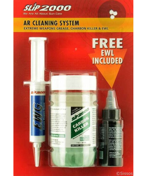 SLIP 2000 AR15/M16 KOLMIOSAINEN PUHDISTUSAINESARJA   