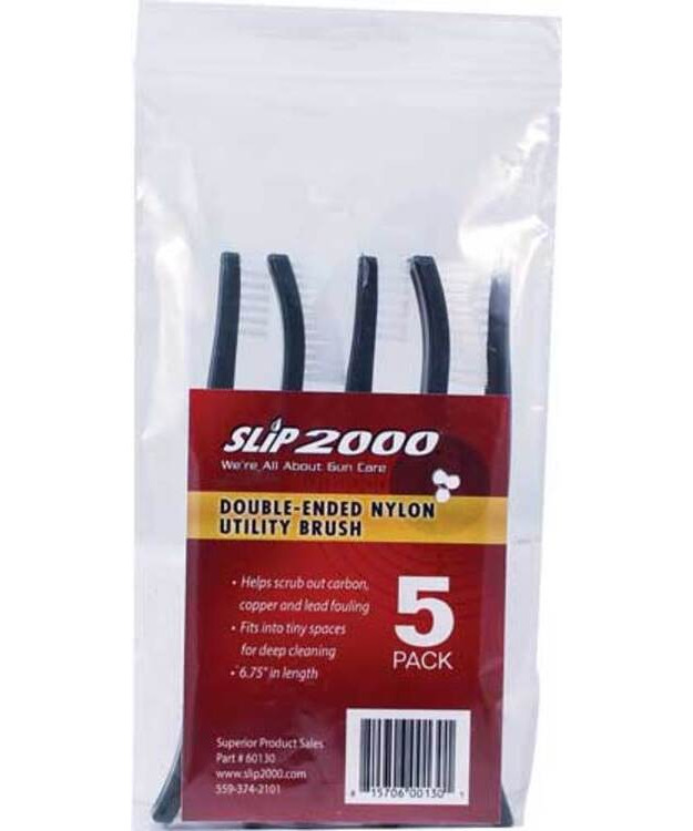 SLIP 2000 DOUBLE-ENDED NYLON UTILITY BRUSH 5-PACK