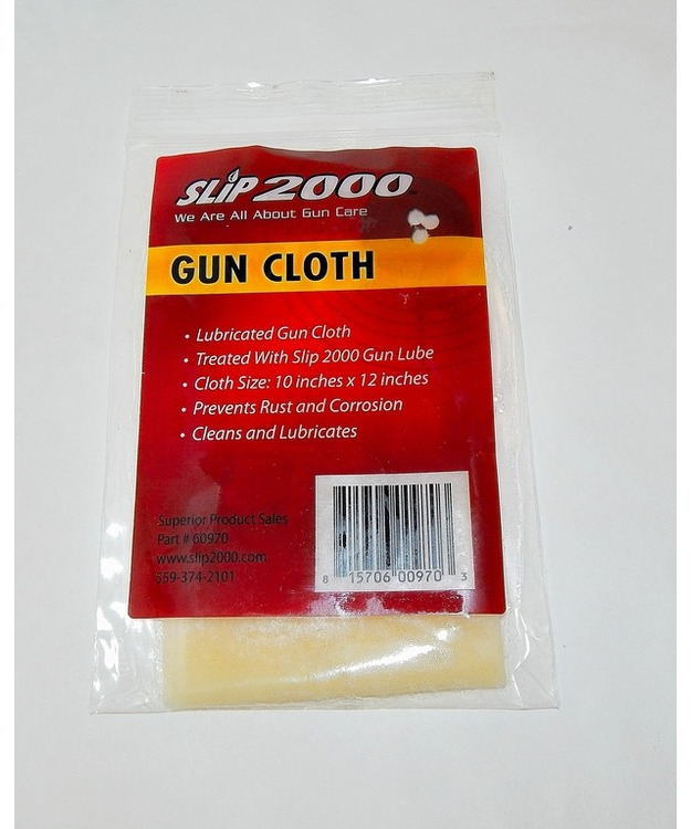 SLIP 2000 GUN CLEANING CLOTH 10"x12"