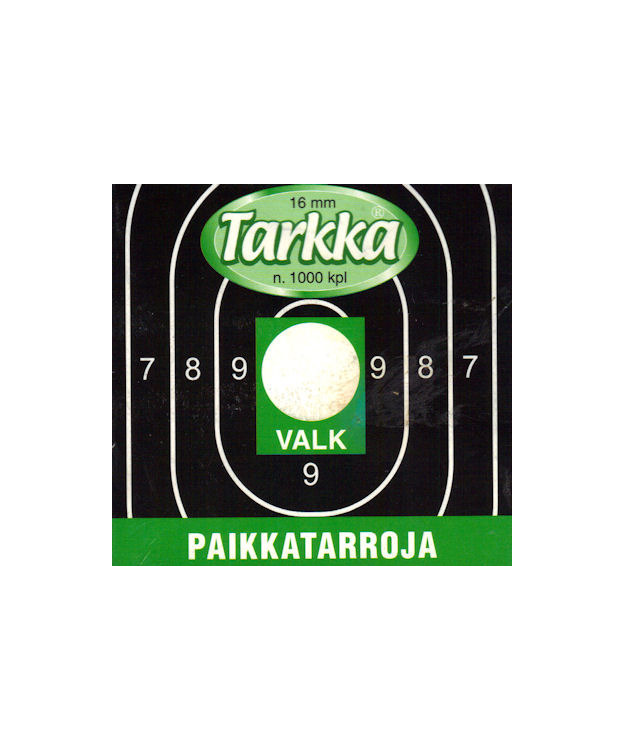 TARKKA PAIKKATARRA 16 MM VALKOINEN