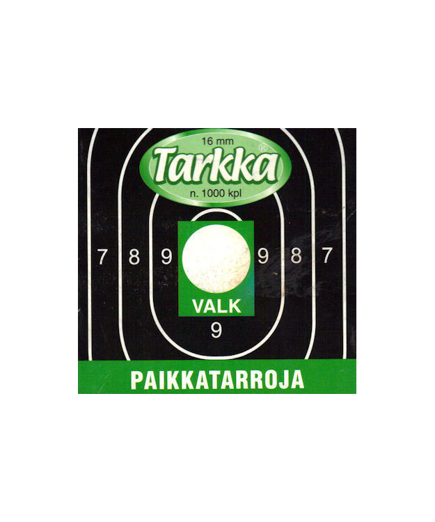 TARKKA PAIKKATARRA 16 MM VALKOINEN