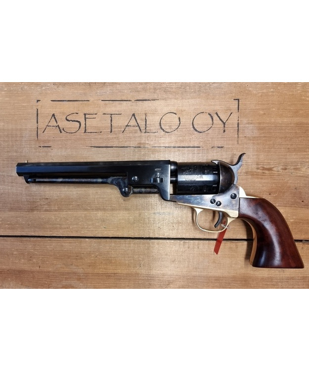 UBERTI M1851 NAVY .36 OVAL 7,5" MUSTARUUTIREVOLVERI